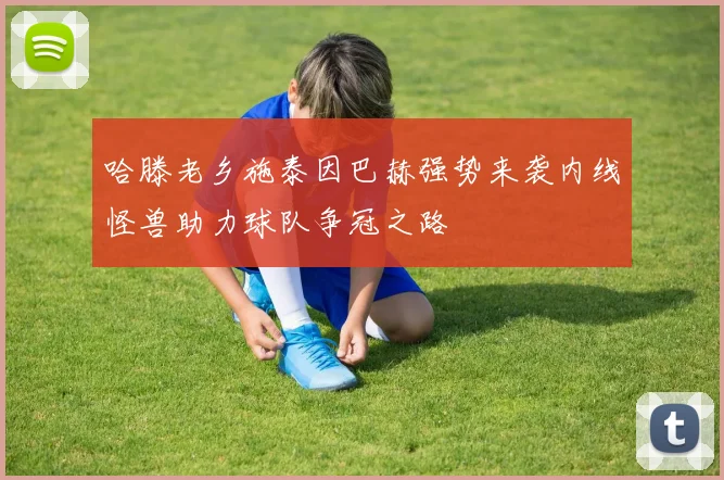 哈滕老乡施泰因巴赫强势来袭内线怪兽助力球队争冠之路